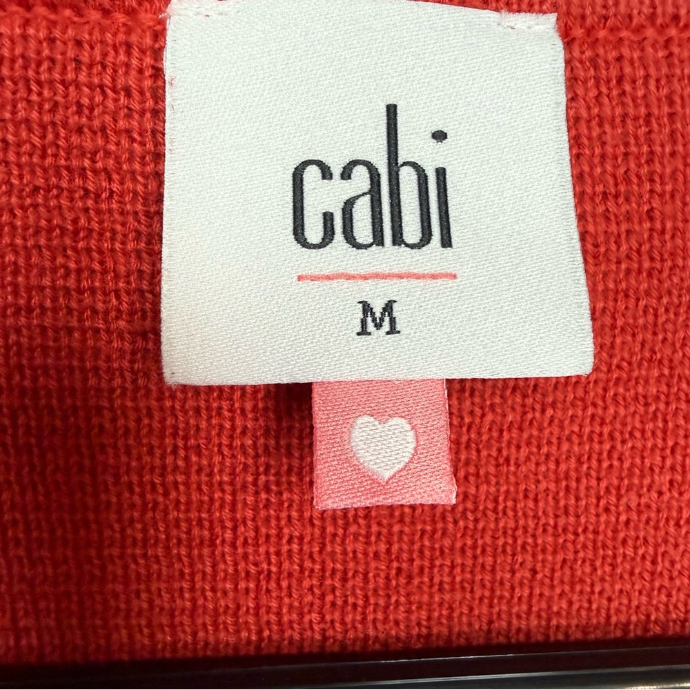 CAbi 4479 Red Coronation Blazer Knit Double Breasted Heart of CAbi Women’s M - Picture 8 of 11
